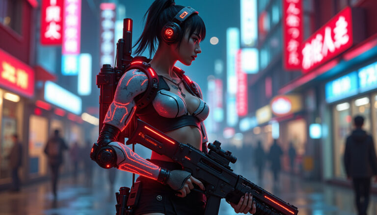 สร้างภาพ Cyberpunk ด้วย Artistly.ai